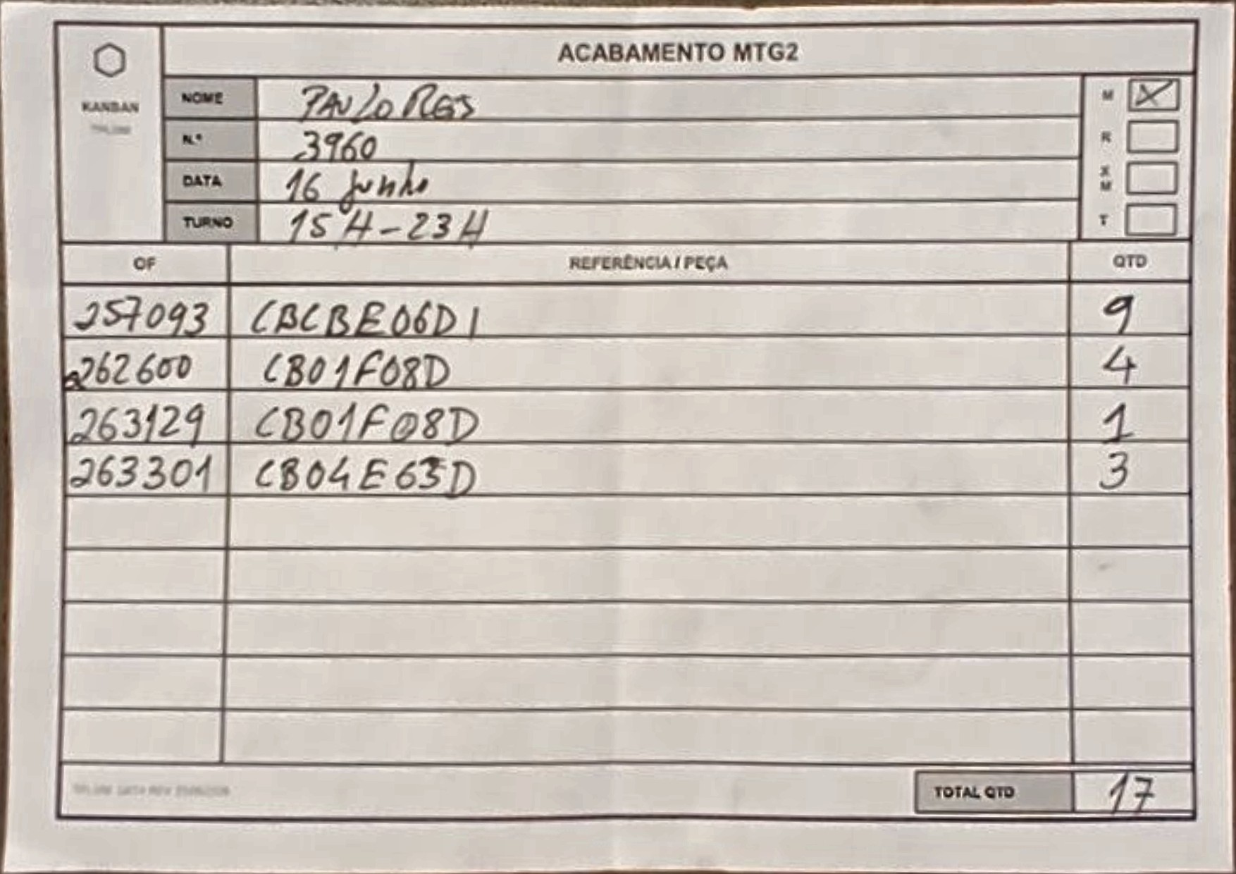folha 1661